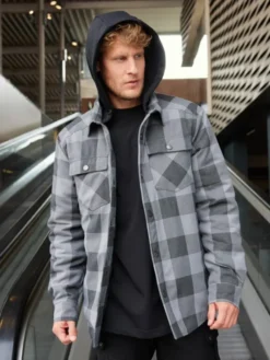 Workwear Check Shirt Jacket