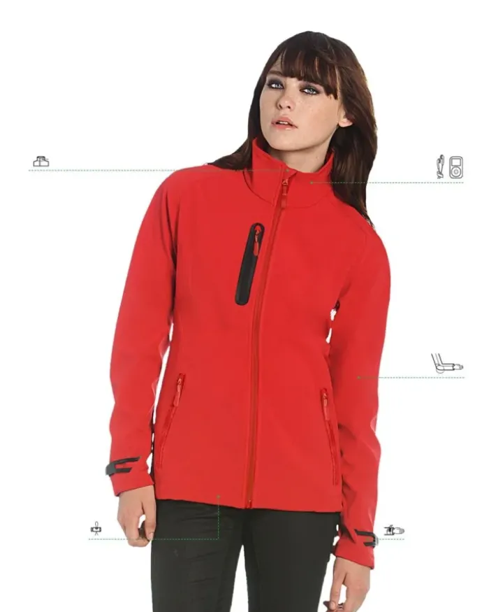 X-Lite Softshell Donna | Giacca 3 strati traspirante impermeabile