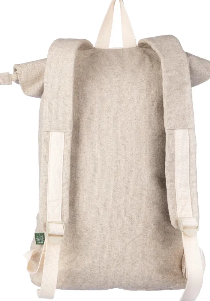 Zaino margarete | canapa | chiusura arrotolabile | 24 l