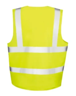 Zip I.D. Safety Tabard arancione EN20471, 100% poliestere, unisex