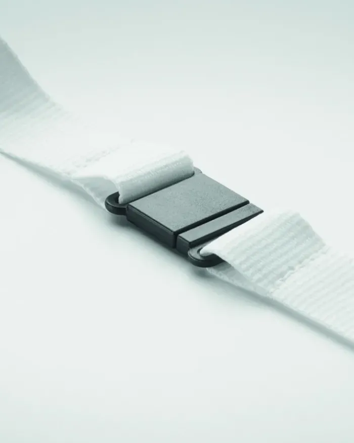 ZIP LANYARD in Poliestere con Badge Estraibile