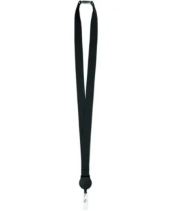 ZIP LANYARD in Poliestere con Badge Estraibile
