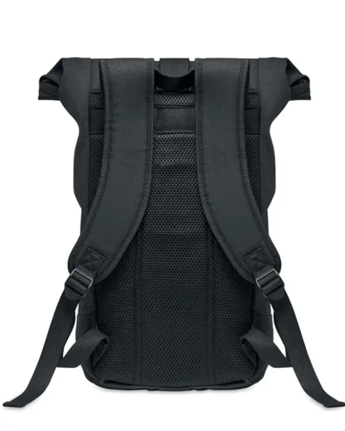 ZURICH ROLL zaino rolltop canvas 340g con schienale imbottito